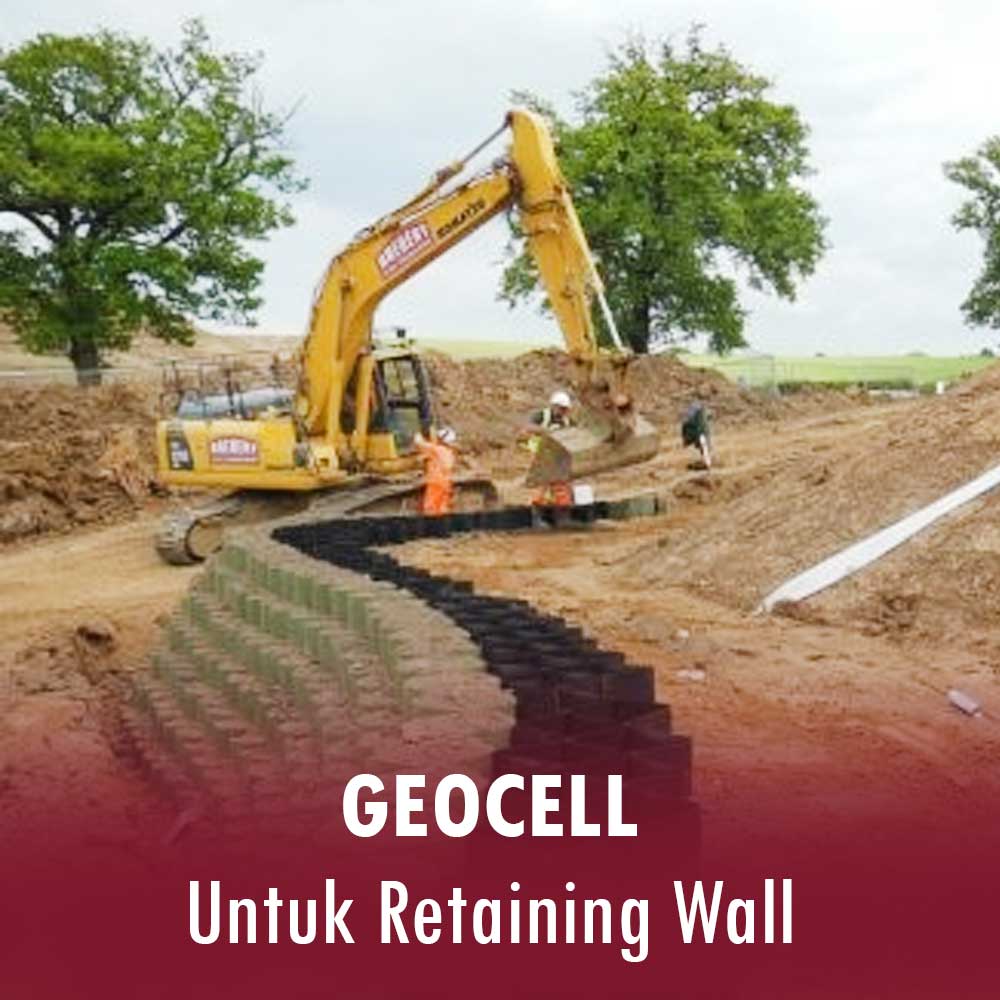 Geocell untuk Dinding Penahan Tanah-Retaining-Wall CV Mutu Utama Geoteknik