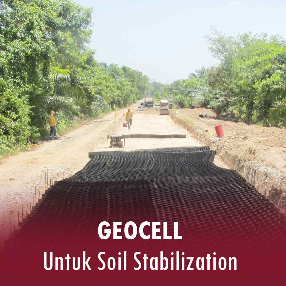 Geocell untuk stabilisasi tanah (Soil Stabilization) CV Mutu Utama Geoteknik
