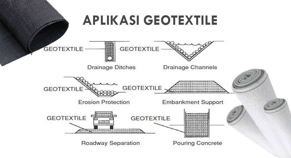 aplikasi geotextile woven