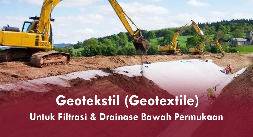 Geotekstil untuk Filtrasi dan Drainase Bawah Permukaan