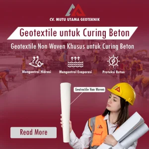 geotextile untuk curing beton jalan tol