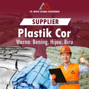 supplier plastik cor untuk pemeliharaan jalan