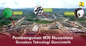Pembangunan IKN Nusantara, Gunakan Teknologi Geosintetik