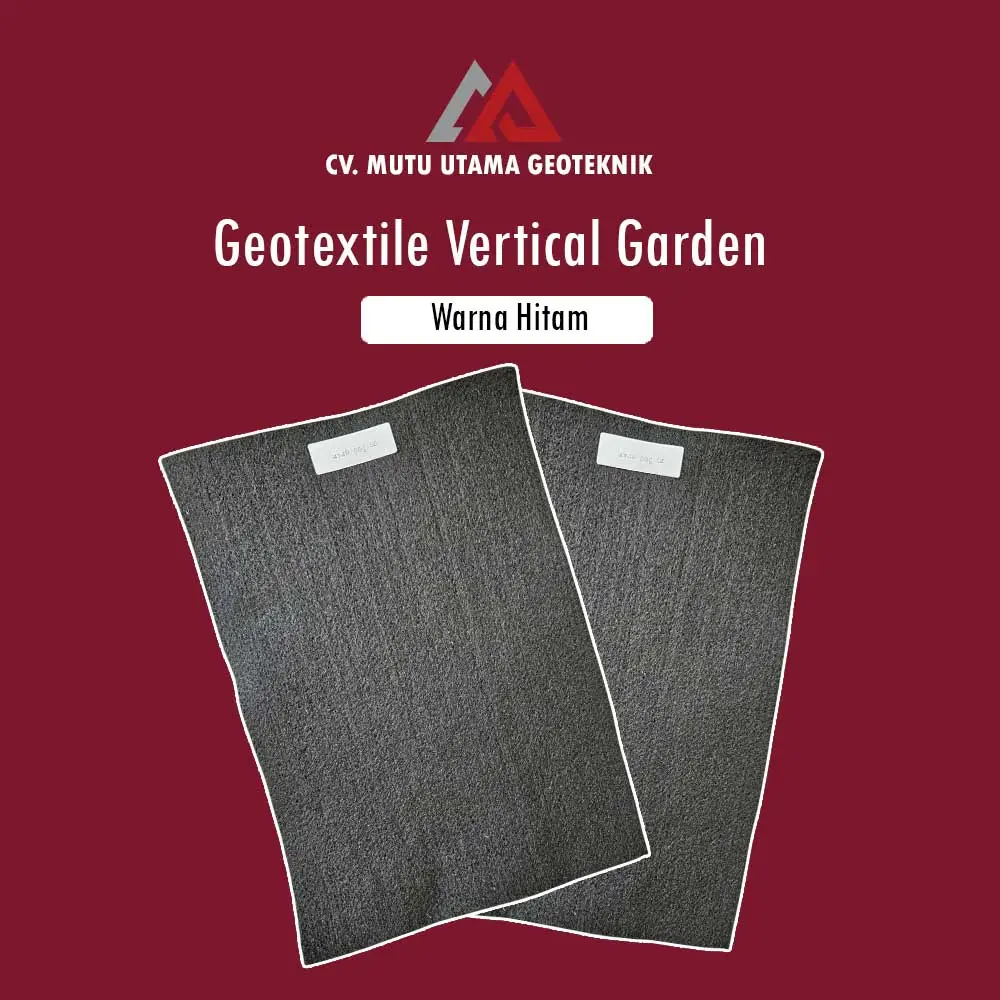 Karpet Geotextile untuk Vertical Garden Hitam