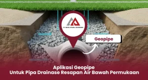 Aplikasi Geopipe untuk Pipa Drainase Resapan Air Bawah Permukaan