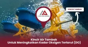 Kincir Air Tambak untuk Meningkatkan Kadar Oksigen Terlarut (DO)