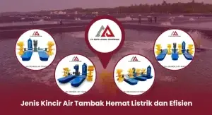 Jenis Kincir Air Tambak Hemat Listrik dan Efisien