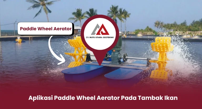 Aplikasi Paddle Wheel Aerator Pada Tambak Ikan