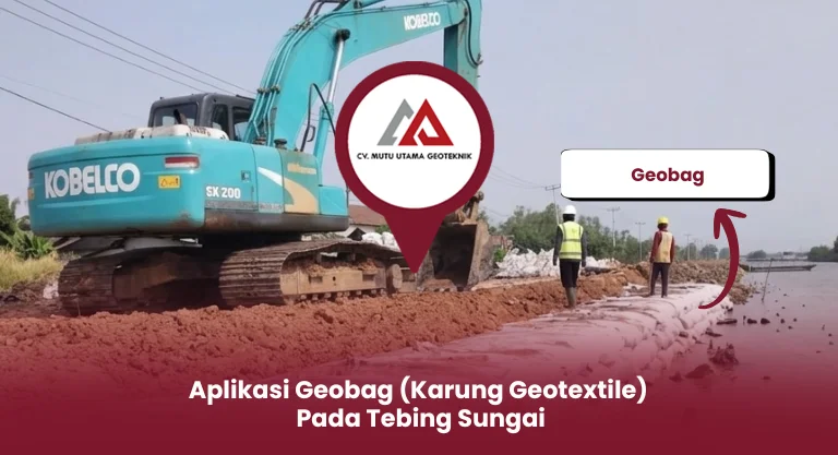 Aplikasi Geobag (Karung Geotextile) Pada Tebing Sungai