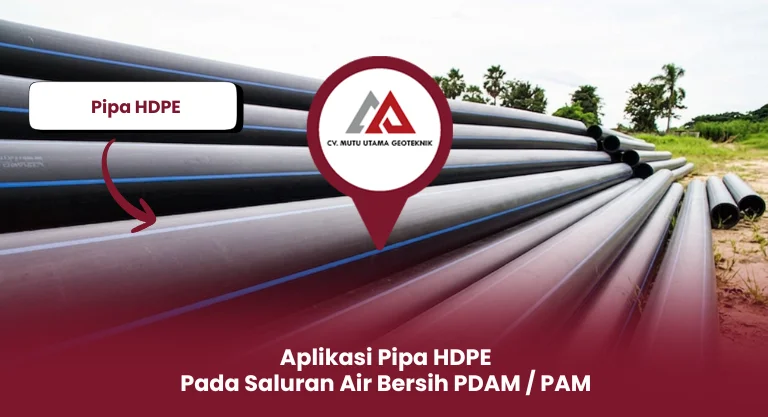 Aplikasi Pipa HDPE Pada Saluran Air Bersih PDAM / PAM